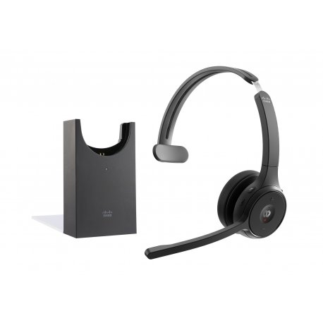 Cisco Headset 721 - Auscultadores - no ouvido - bluetooth - sem fios - preto carvão - Cisco Webex Certified HS-WL-721-BUNAS-C