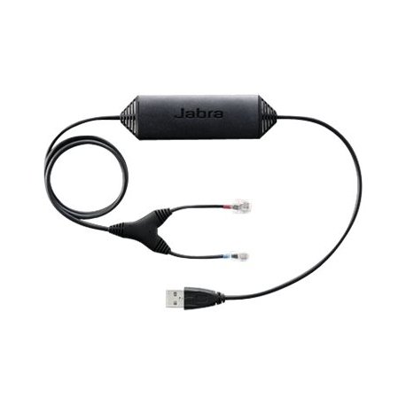 Jabra Link 14201-30 - Adaptador de auricular - USB macho para RJ-9, RJ-45 - 90 cm - para Cisco Unified IP Phone 8941, 8945, 896