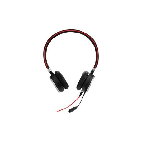 Jabra Evolve 40 MS stereo - Auscultadores - no ouvido - com cabo - USB, macaco de 3,5 mm - Certificado para Skype for Business 