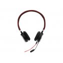 Jabra Evolve 40 MS stereo - Auscultadores - no ouvido - com cabo - USB, macaco de 3,5 mm - Certificado para Skype for Business 