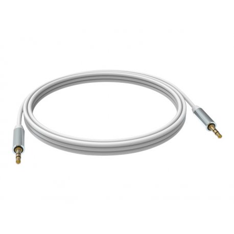 VISION Professional installation-grade stereo mini jack cable - LIFETIME WARRANTY - gold plated connectors - double-insulated w