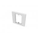 VISION Techconnect Modular AV Faceplate - LIFETIME WARRANTY - Single-Gang UK surround - frame which accommodates two modules - 