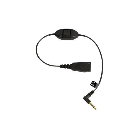 Jabra - Cabo de auricular - Quick Disconnect macho para mini-phone stereo 3.5 mm macho - 30 cm 8800-00-103