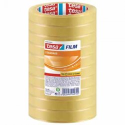 Fita Adesiva 15mmx66mts Transparente Tesa Pack 10 rolos 15657388