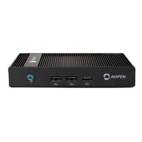 AOpen Chromebox Mini 2 - Leitor de sinal digital - 8 GB RAM - Intel Atom - SSD - 32 GB - Chrome OS - 4K UHD (2160p) 91.CM200.GE