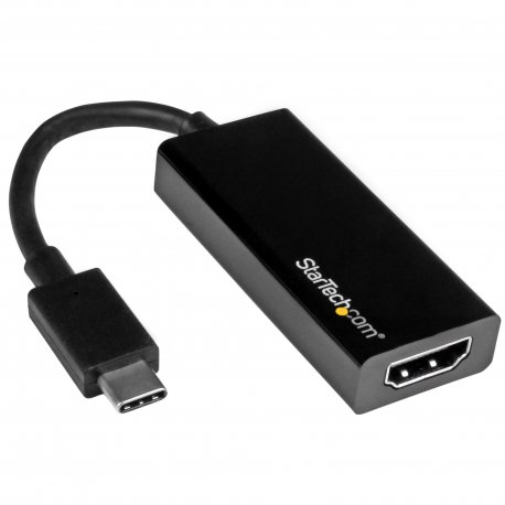 StarTech.com USB C to HDMI Adapter - USB 3.1 Type C Converter - 4K 30Hz UHD - Adaptador de vídeo - 24 pin USB-C macho para HDMI