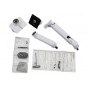 Ergotron HX - Kit de montagem (braço articulado, montagem de presilha de mesa, braço extensor, montagem em anel metálico, pivô 