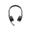 Jabra Evolve 75 SE UC Stereo - Auscultadores - no ouvido - bluetooth - sem fios - cancelamento de ruído activo - USB - Certific