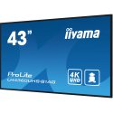 iiyama ProLite LH4360UHS-B1AG - 43" Classe Diagonal (42.5" visível) ecrã LCD com luz de fundo LED - sinalização digital - com l