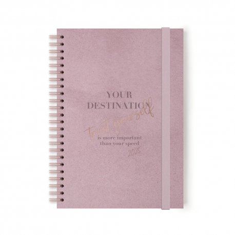 Agenda Semanal 2025 Espiral 147x210mm Emotions Rosa 1671102