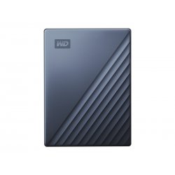 WD My Passport Ultra WDBFTM0040BBL - Disco rígido - encriptado - 4 TB - externa (portátil) - USB 3.0 (USB C conector) - 256-bit