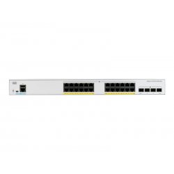 Cisco Catalyst 1000-24P-4X-L - Interruptor - Administrado - 13 x 10/100/1000 (PoE+) + 11 x 10/100/1000 + 4 x 10 Gigabit SFP+ (u