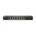 SonicWall Switch SWS12-8 - Interruptor - Administrado - 8 x 10/100/1000 + 2 x Gigabit SFP - desktop 02-SSC-2462