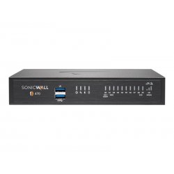 SonicWall TZ470 - Essential Edition - dispositivo de segurança - com Security Suite 3 anos - 1GbE, 2.5GbE - secretária 02-SSC-6