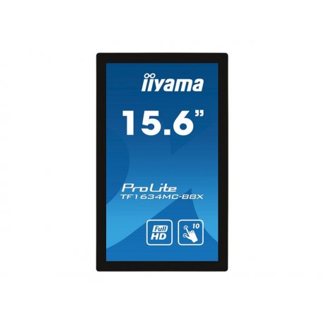 iiyama ProLite TF1634MC-B8X - Monitor LED - 15.6" - moldura aberta - ecrã de toque - 1920 x 1080 Full HD (1080p) @ 60 Hz - IPS 