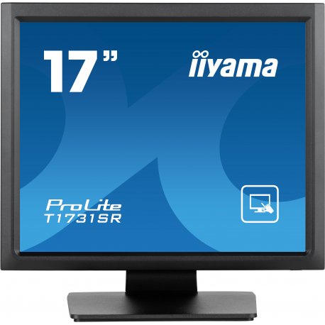 iiyama ProLite T1731SR-B1S - Monitor LED - 17" - ecrã de toque - 1280 x 1024 - TN - 250 cd/m² - 1000:1 - 5 ms - HDMI, VGA, Disp