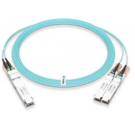 NVIDIA - Comutador de ligação direta 400GBase - OSFP para QSFP56 - 20 m - fibra óptica - Active Optical Cable (AOC) 980-9I116-0