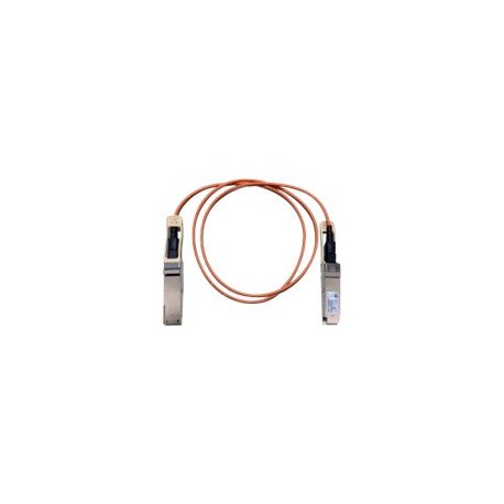 Cisco Direct-Attach Active Optical Cable - Cabo de rede - QSFP para QSFP - 2 m - fibra óptica - SFF-8436 - activo - castanho - 