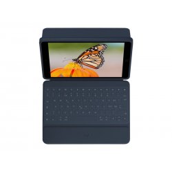 Logitech Rugged Combo 3 For Education - Teclado e pasta de folio - Apple Smart connector - educação K-12 - para Apple 10.2-inch