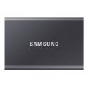 Samsung T7 MU-PC1T0T - SSD - encriptado - 1 TB - externa (portátil) - USB 3.2 Gen 2 (USB C conector) - 256-bits AES - cinzento 