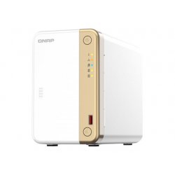 QNAP TS-262 - Servidor NAS - 2 baias - SATA 6Gb/s - RAID (expansão de disco rígido) RAID 0, 1, 5, 6, 10, 50, JBOD, 60 - RAM 4 G