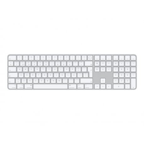 Apple Magic Keyboard with Touch ID and Numeric Keypad - Teclado - sem fios - Bluetooth, USB-C - QWERTY - Português MK2C3PO/A