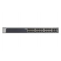 NETGEAR Smart XS728T - Interruptor - L3 Lite - inteligente - 24 x 10GBase-T + 4 x 10 Gigabit SFP+ - desktop, montável em trilho