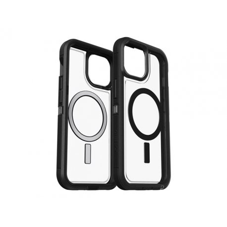 OtterBox Defender XT Clear Apple iPhone 15/iPhone 14/iPhone 13 Dark Side - clear/black 77-93336