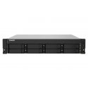 NAS QNAP 8-Bay rackmount 1.7GHz quad-core, 4GB DDR4, SATA 6Gb/s, 2x10GbE SFP+ LAN, 2xGbE LAN, 1xPCIe TS-832PXU-4G