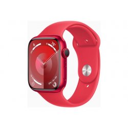 Apple Watch Series 9 (GPS) - (PRODUCT) RED - 45 mm - alumínio vermelho - relógio inteligente Com banda de desporto - fluoroelas