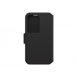 OtterBox Strada Series Via - Capa flip cover para telemóvel - synthetic material - preto noite - para Samsung Galaxy S23 77-912