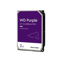 WD Purple Surveillance WD23PURZ - Disco rígido - 2 TB - interna - 3.5" - SATA 6Gb/s - buffer: 64 MB WD23PURZ