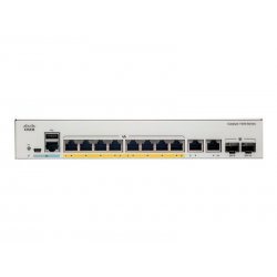 Cisco Catalyst 1000-8FP-2G-L - Interruptor - Administrado - 8 x 10/100/1000 (PoE+) + 2 x combo Gigabit SFP (ligação ascendente)