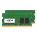 Crucial - DDR4 - kit - 8 GB: 2 x 4 GB - SO DIMM 260-pinos - 2400 MHz / PC4-19200 - CL17 - 1.2 V - unbuffered - sem ECC CT2K4G4S