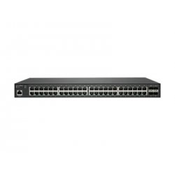 SonicWall Switch SWS14-48 - Interruptor - Administrado - 48 x 10/100/1000 + 4 x 10 Gigabit SFP+ - montável em trilho 02-SSC-246