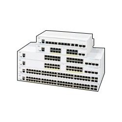 Cisco Business 250 Series CBS250-48T-4X - Interruptor - L3 - inteligente - 48 x 10/100/1000 + 4 x 10 Gigabit SFP+ - montável em