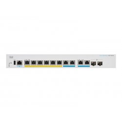 Cisco Business 350 Series CBS350-8MGP-2X - Interruptor - L3 - Administrado - 6 x 10/100/1000 (PoE+) + 2 x 2.5GBase-T (PoE+) + 2