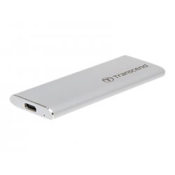 Transcend ESD260C - SSD - 1 TB - externa (portátil) - USB 3.1 Gen 2 - prata TS1TESD260C