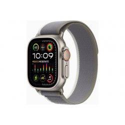 Apple Watch Ultra 2 - 49 mm - titânio - relógio inteligente Com Correia de Trilho - tecido de nylon - verde/cinzento - tamanho 