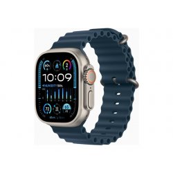 Apple Watch Ultra 2 - 49 mm - titânio - relógio inteligente Com Correia Oceano - fluoroelastómero - azul - tamanho do pulso: 13