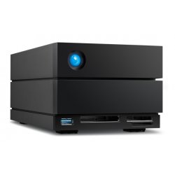 LaCie 2big Dock STLG16000400 - Matriz de disco rígido - 16 TB - 2 baias (SATA-600) - HDD 8 TB x 2 - Thunderbolt 4, USB 3.2 Gen 