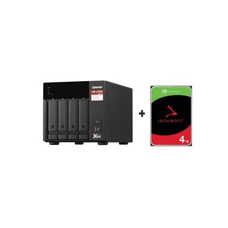 K/TS-473A-8G 4bay NAS+4xSeagate 4Tb IW TS-473A-8G+4XST4000VN006