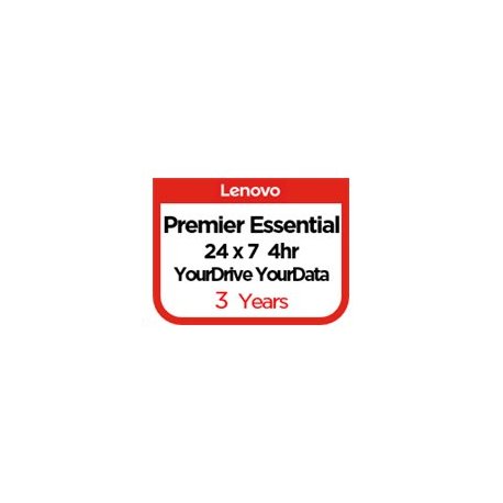 Lenovo Essential Service + YourDrive YourData + Premier Support - Contrato extendido de serviço - peças e mão de obra - 3 anos 