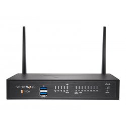 SonicWall TZ370W - Advanced Edition - dispositivo de segurança - 1GbE - Wi-Fi 5 - 2.4 GHz, 5 GHz - SonicWALL Secure Upgrade Plu