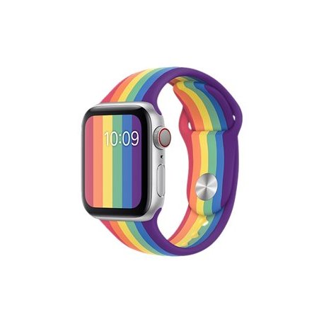 Apple 40mm Sport Band - Pride Edition - bracelete de relógio para relógio inteligente - Tamanho normal - pride - para Watch Her