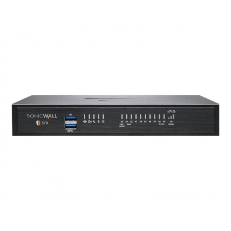 SonicWall TZ570 - Dispositivo de segurança - 1GbE, 5GbE - secretária 02-SSC-2833