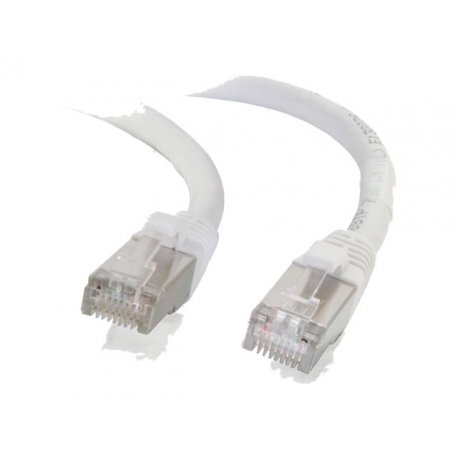 C2G Cat6a Booted Shielded (STP) Network Patch Cable - Cabo patch - RJ-45 (M) para RJ-45 (M) - 2 m - PTB - CAT 6a - moldado, sem