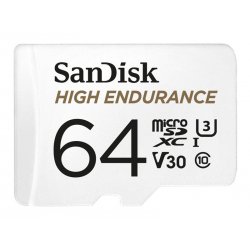 Micro SDXC w adapter 64GB Endurance SDSQQNR-064G-GN6IA