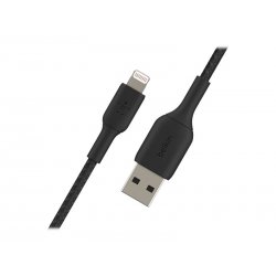 Belkin BOOST CHARGE - Cabo Lightning - Lightning macho para USB macho - 1 m - preto CAA002BT1MBK