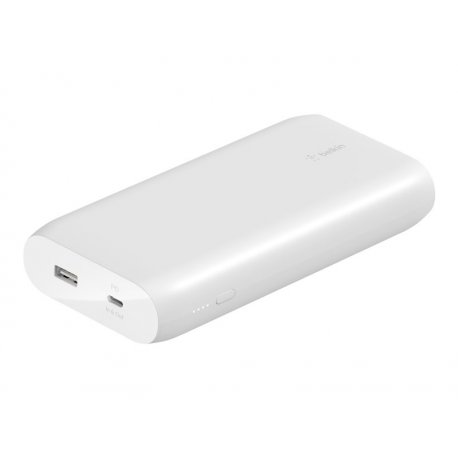 Belkin BoostCharge - Carregador portátil - 20000 mAh - 30 Watt - Fast Charge, PD - 2 conectores de saída (USB, 24 pin USB-C) - 